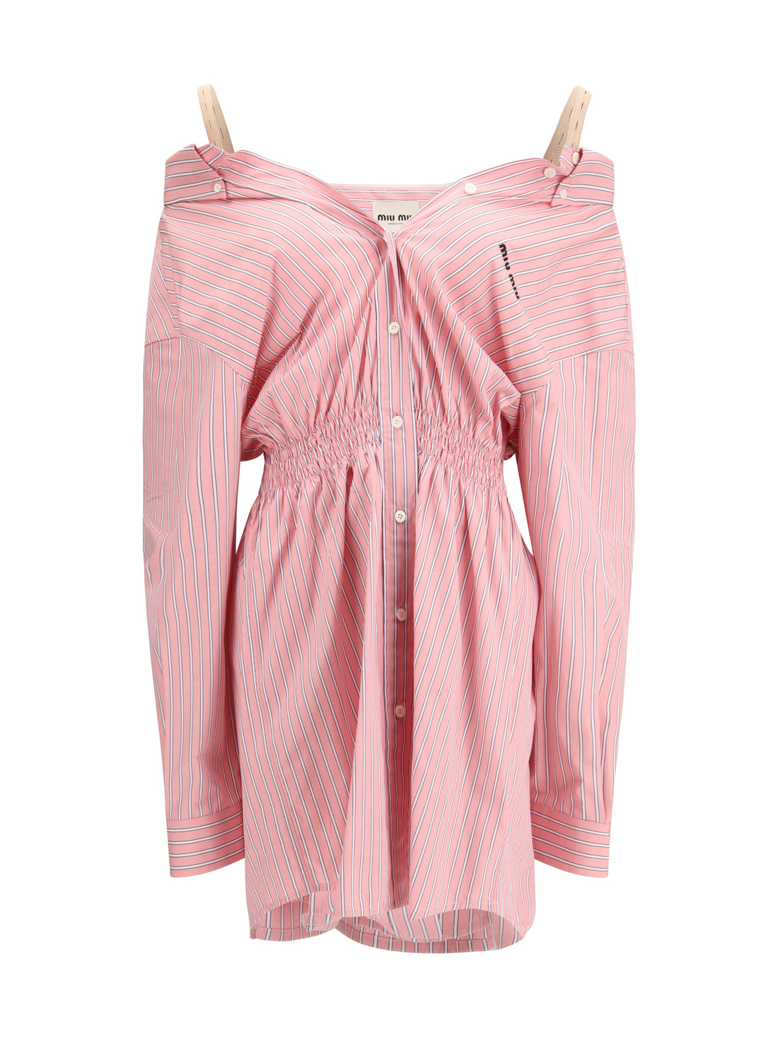 MIU MIU 40 short striped dress