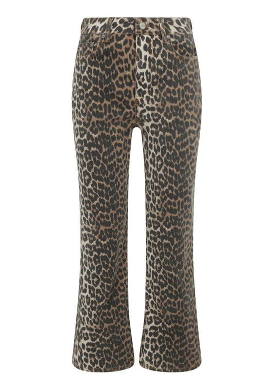 GANNI 26 animal print pants 