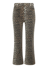 GANNI 26 animal print pants 