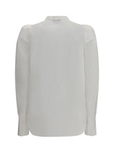 ALEXANDER MCQUEEN 42 white shirt with mandarin collar