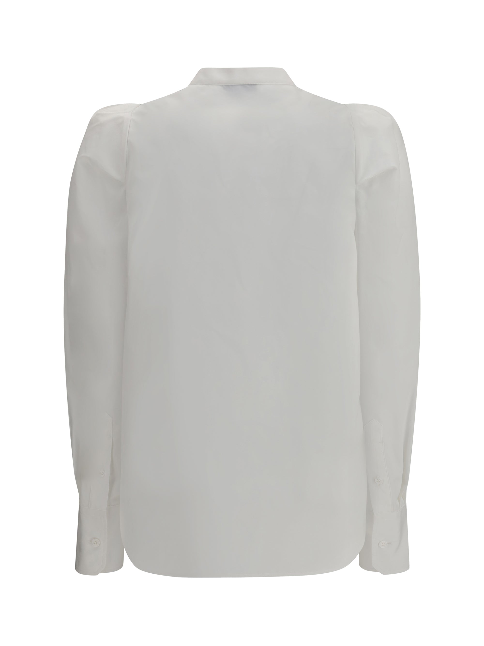 ALEXANDER MCQUEEN 42 white shirt with mandarin collar
