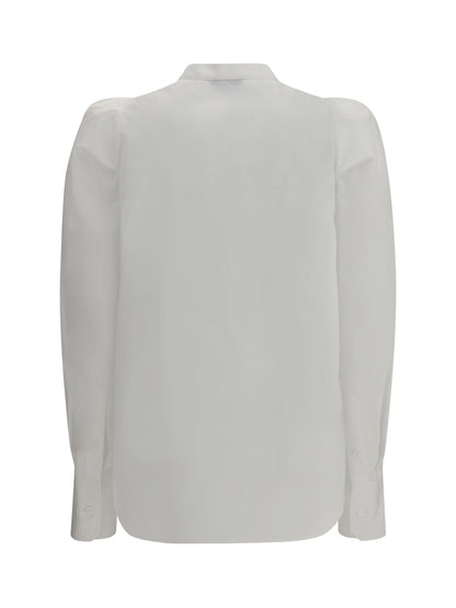 ALEXANDER MCQUEEN 42 white shirt with mandarin collar