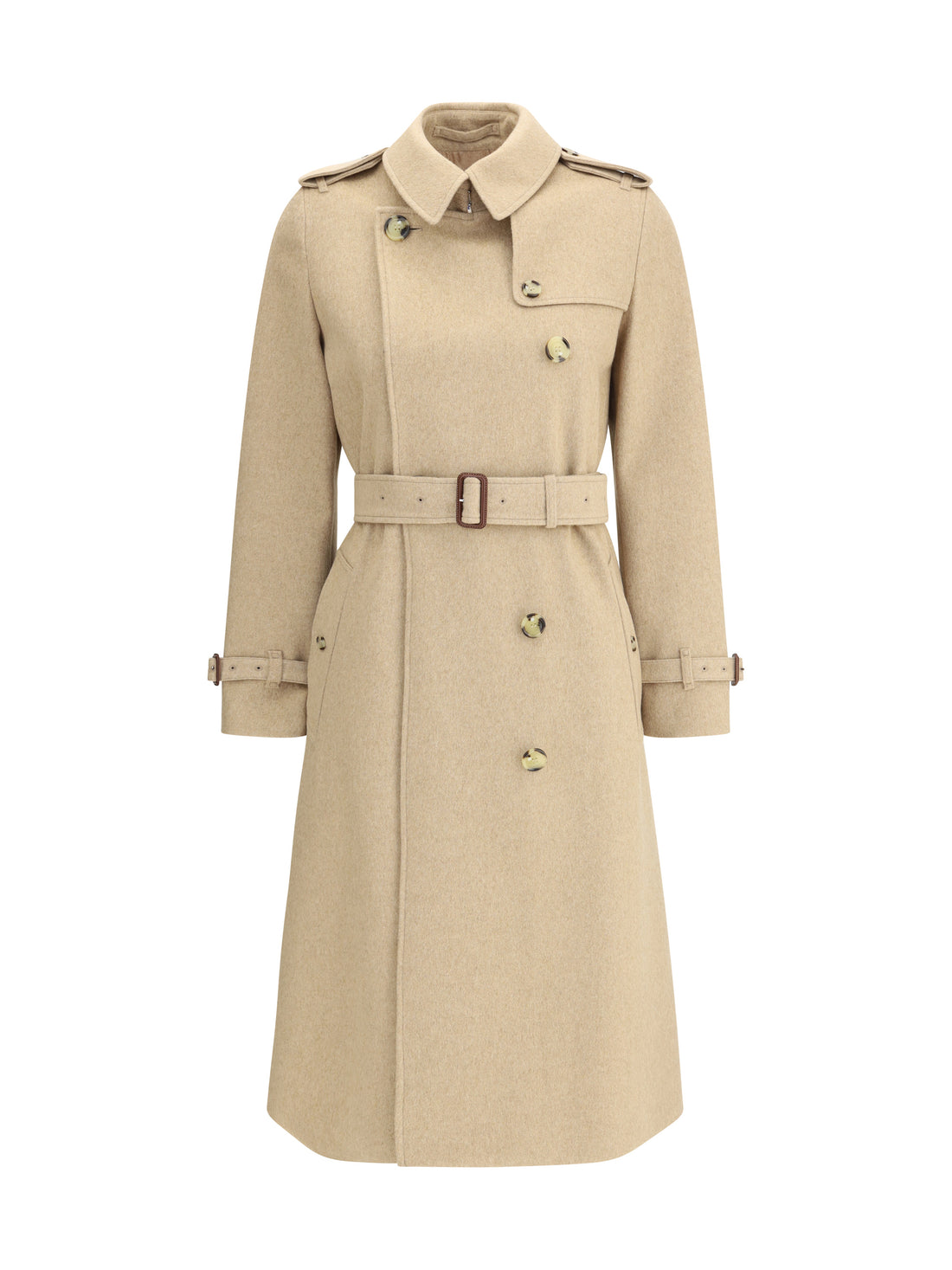 BURBERRY 8 kensington midi cashmere coat