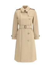 BURBERRY 8 kensington midi cashmere coat