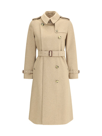 BURBERRY 8 kensington midi cashmere coat