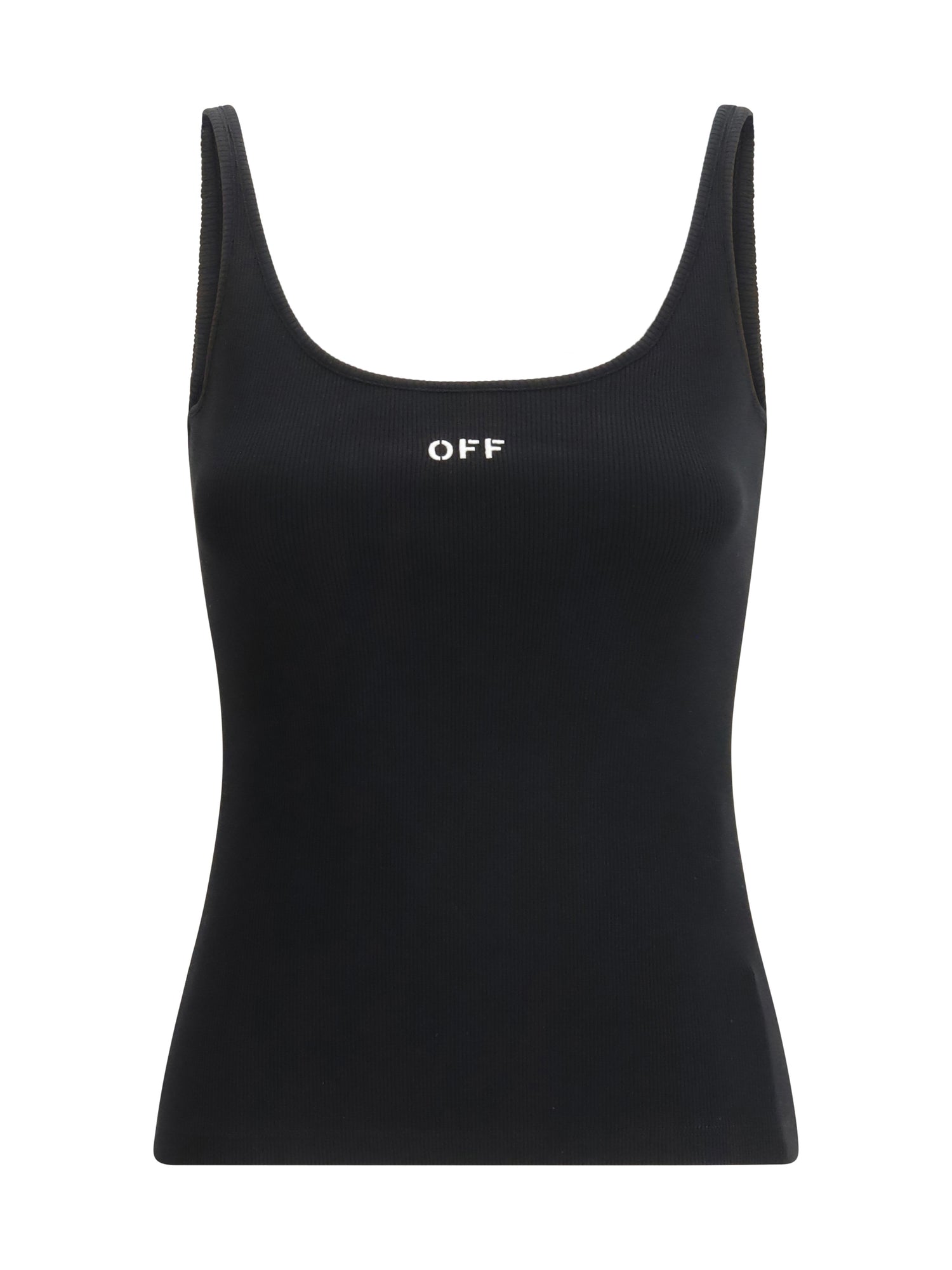 OFF-WHITE 38 off stamp rib tank top
