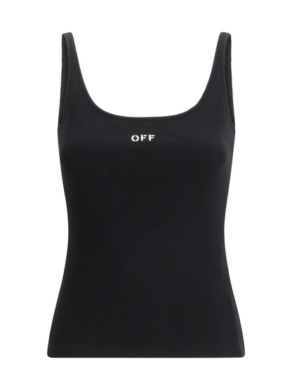 OFF-WHITE 38 off stamp rib tank top