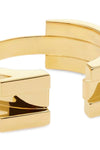 the elisabetta franchi bangle stands out as an accessory
