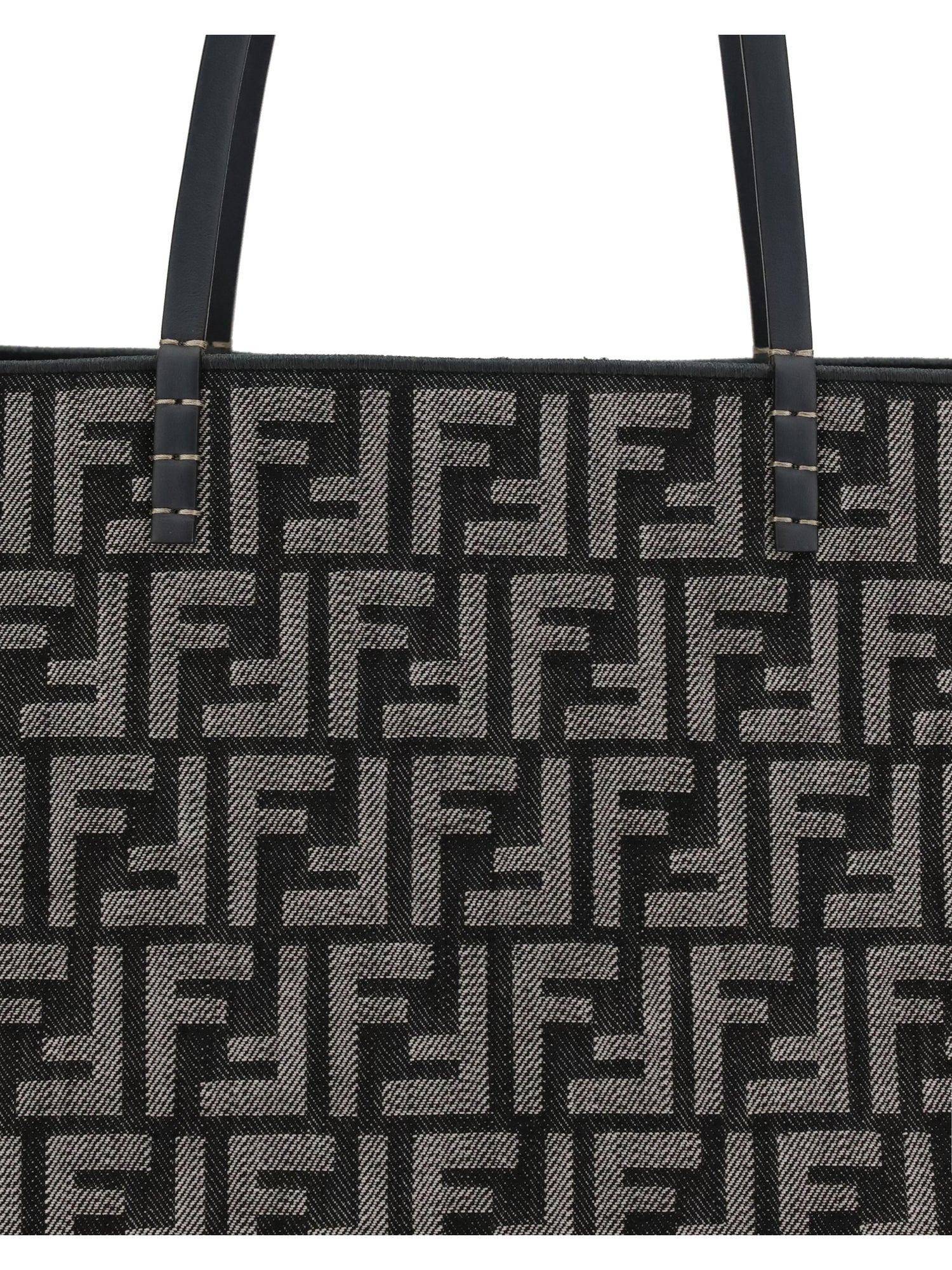 FENDI OS roll large shopper bag with all-over ff motif