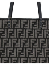 FENDI OS roll large shopper bag with all-over ff motif