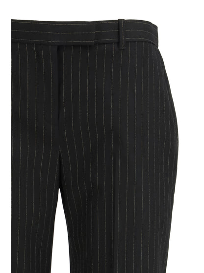 ALEXANDER MCQUEEN 40 pinstriped tailored trousers