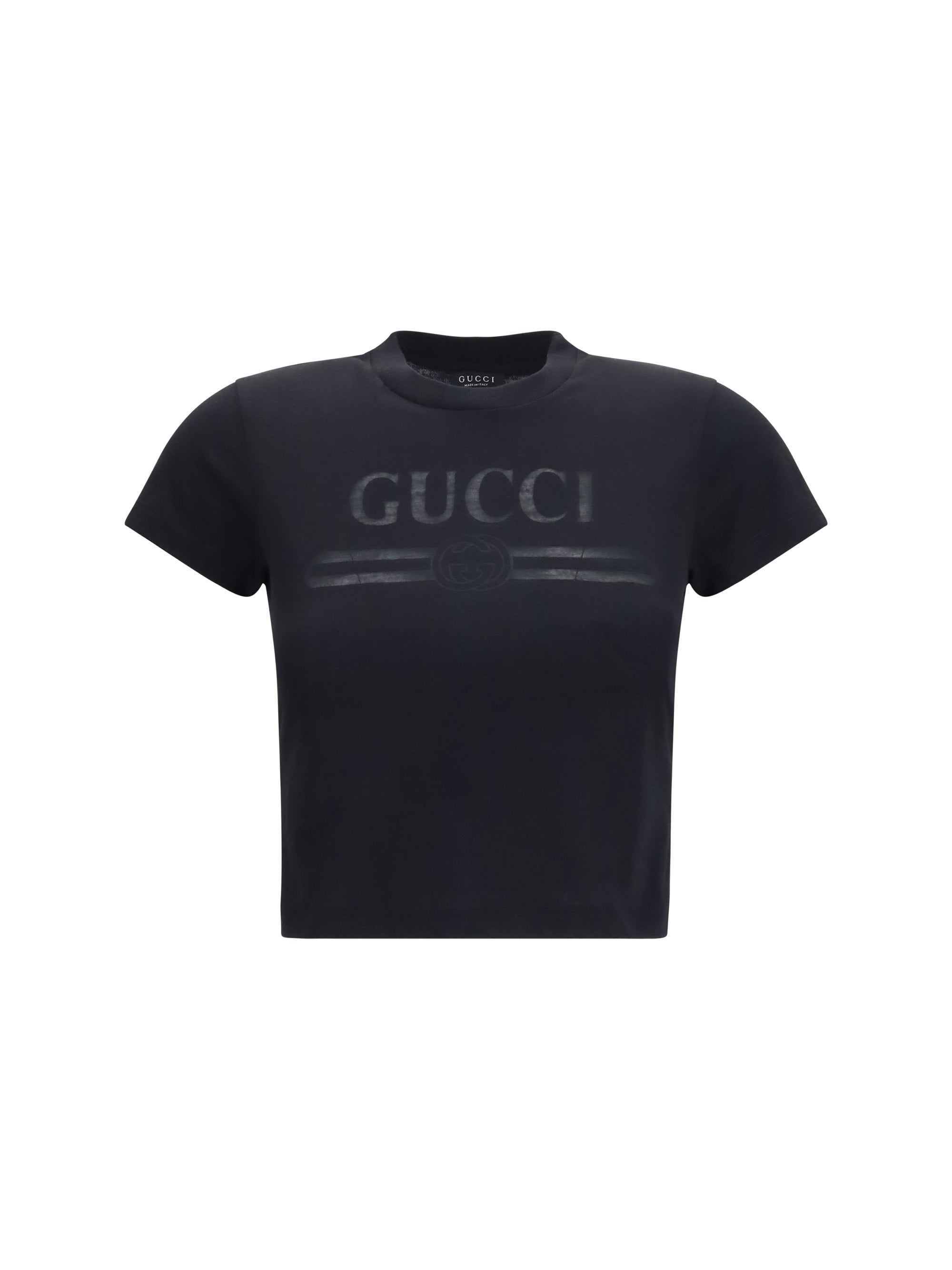 cotton jersey t-shirt with devoré detail
