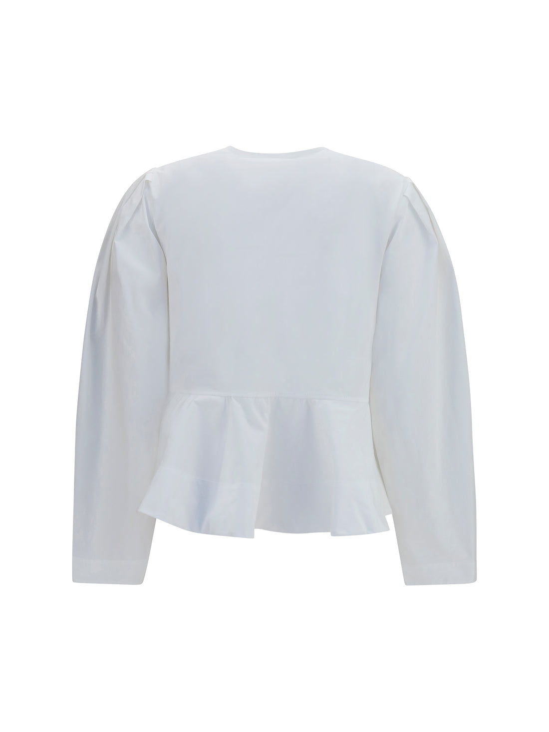 GANNI 36 cotton poplin blouse with bows