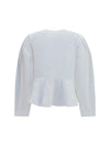cotton poplin blouse with bows