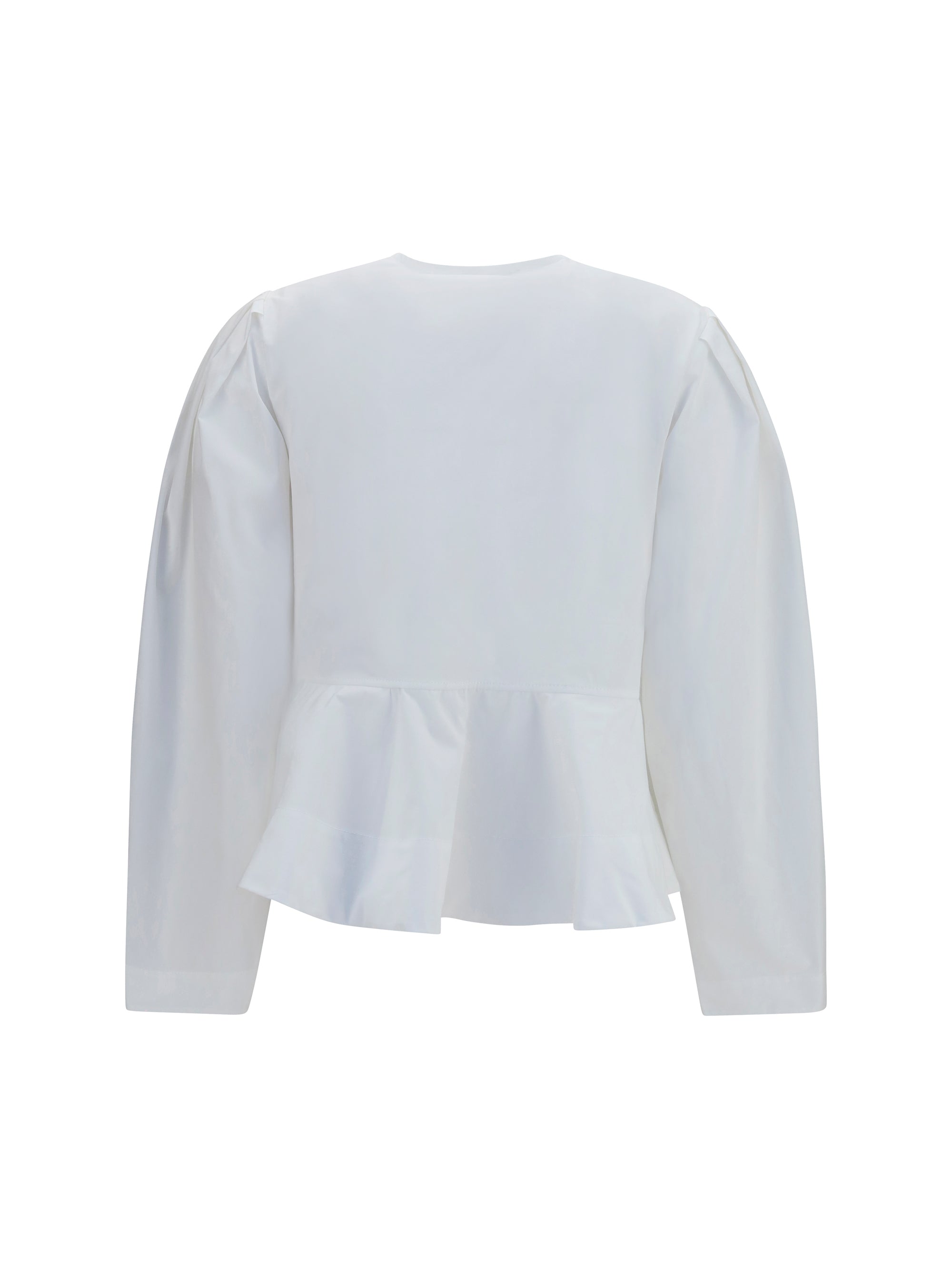 cotton poplin blouse with bows