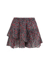 printed cotton shorts