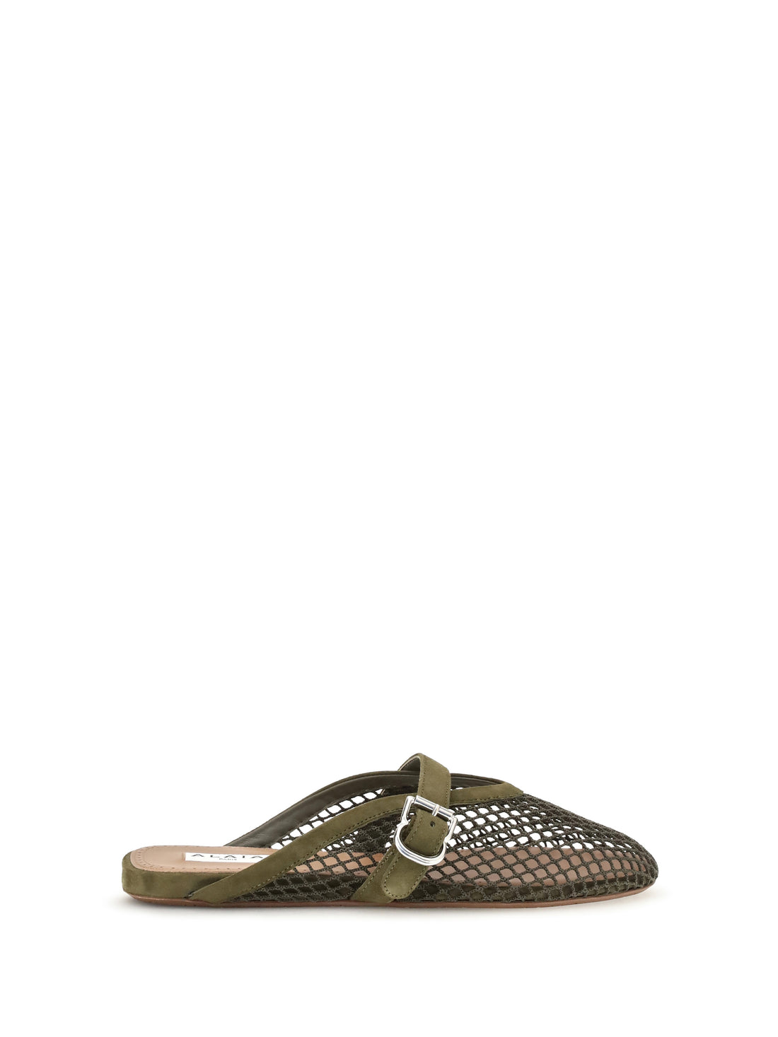ALAIA 36 flat mesh mules