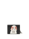 poodle print card holder