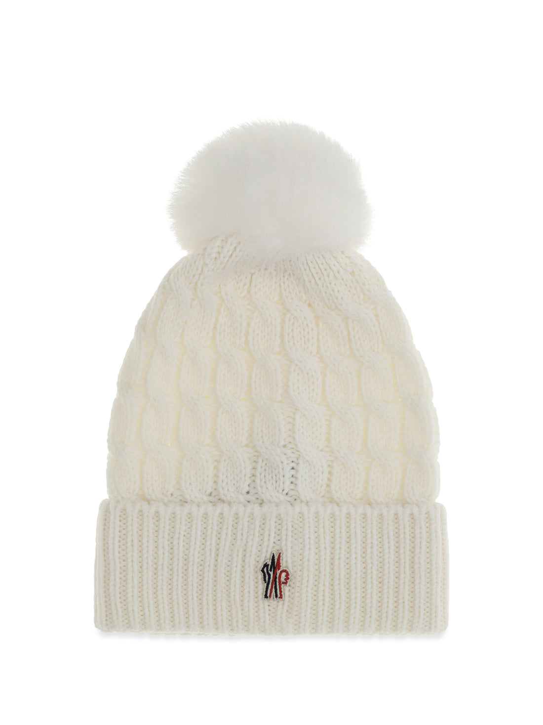 MONCLER GRENOBLE OS virgin wool pom-pom beanie