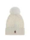 virgin wool pom-pom beanie