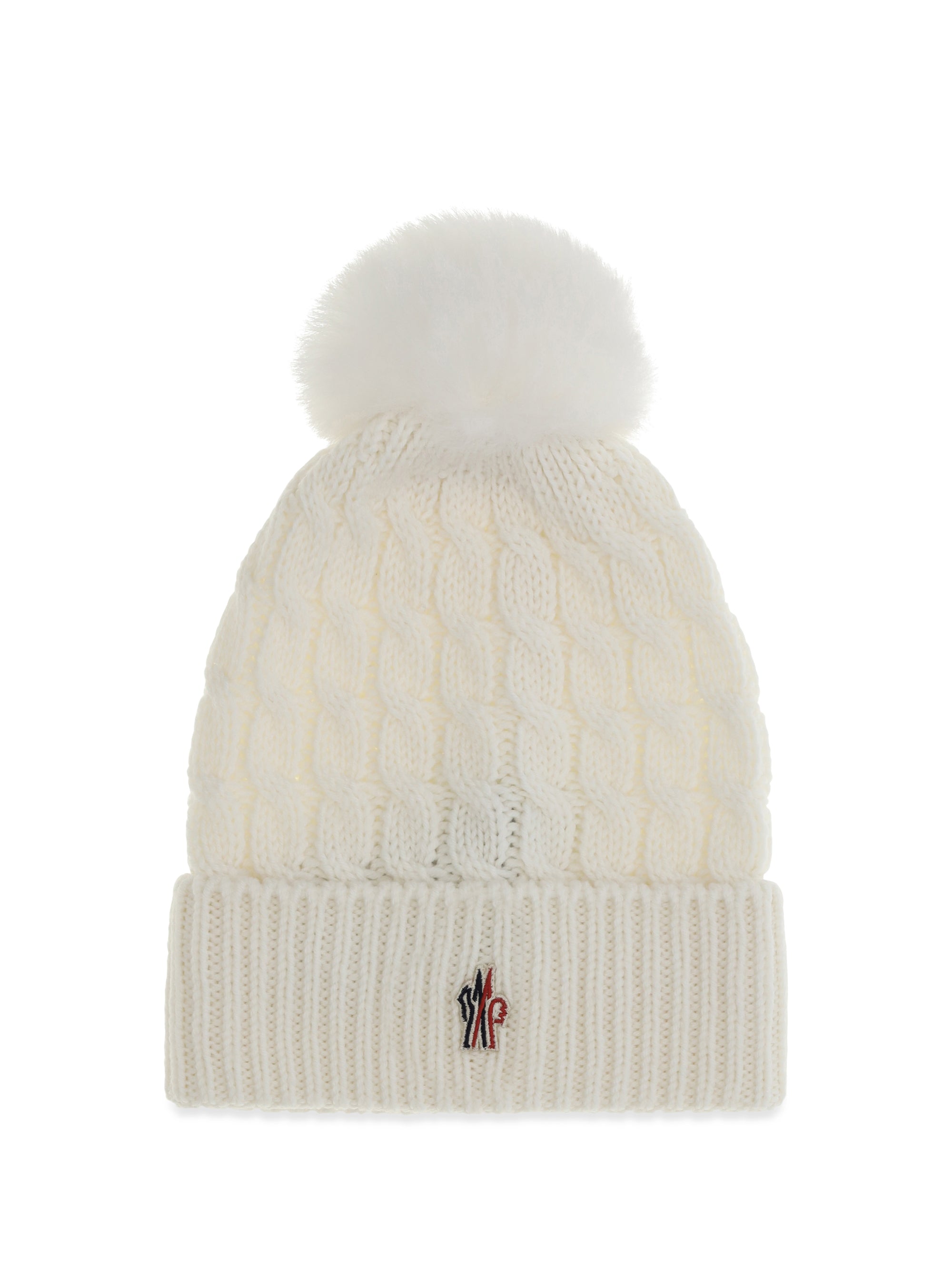 virgin wool pom-pom beanie