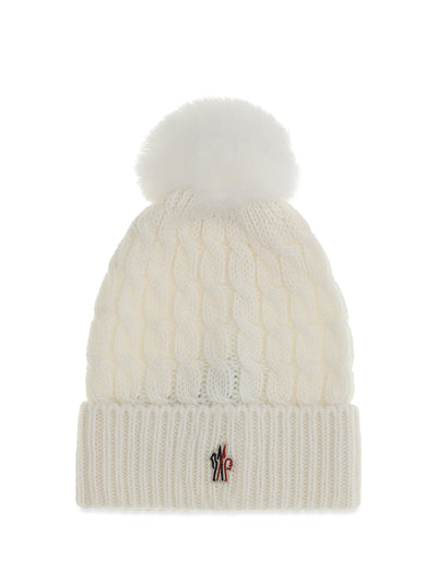 virgin wool pom-pom beanie