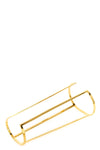 cut-out metal bangle