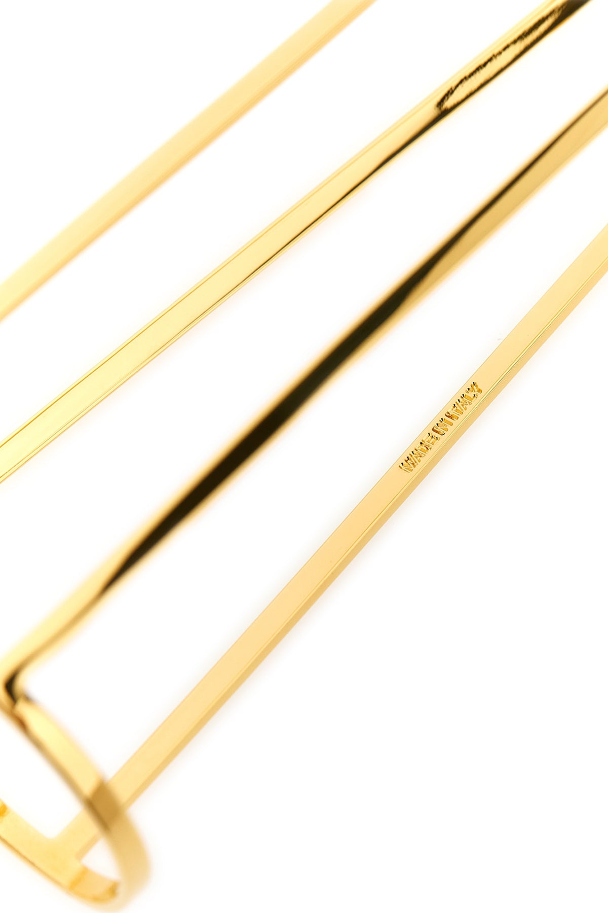cut-out metal bangle
