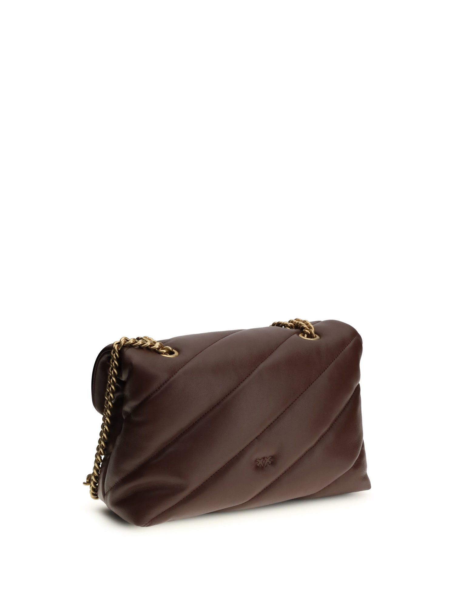 PINKO OS love classic leather shoulder bag