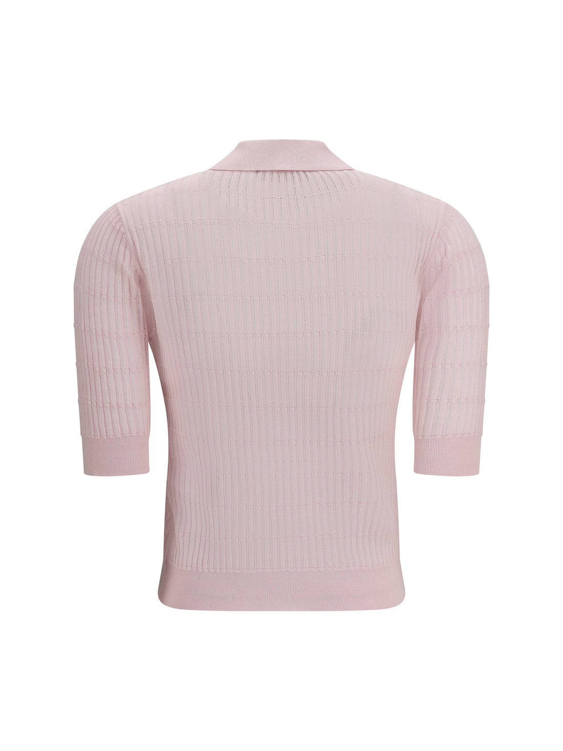 MAX MARA STUDIO L polo gallo in wool and silk