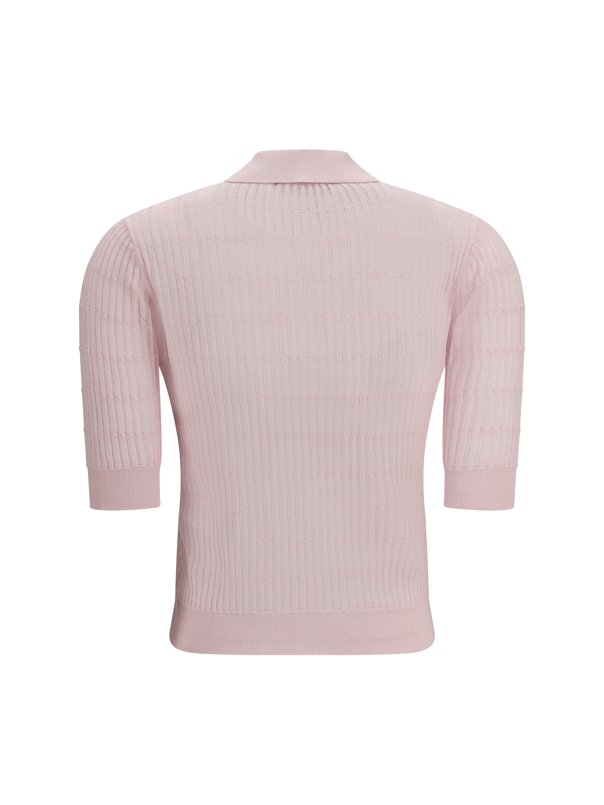 polo gallo in wool and silk