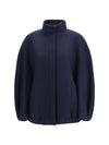 loose fit jacket with darts details