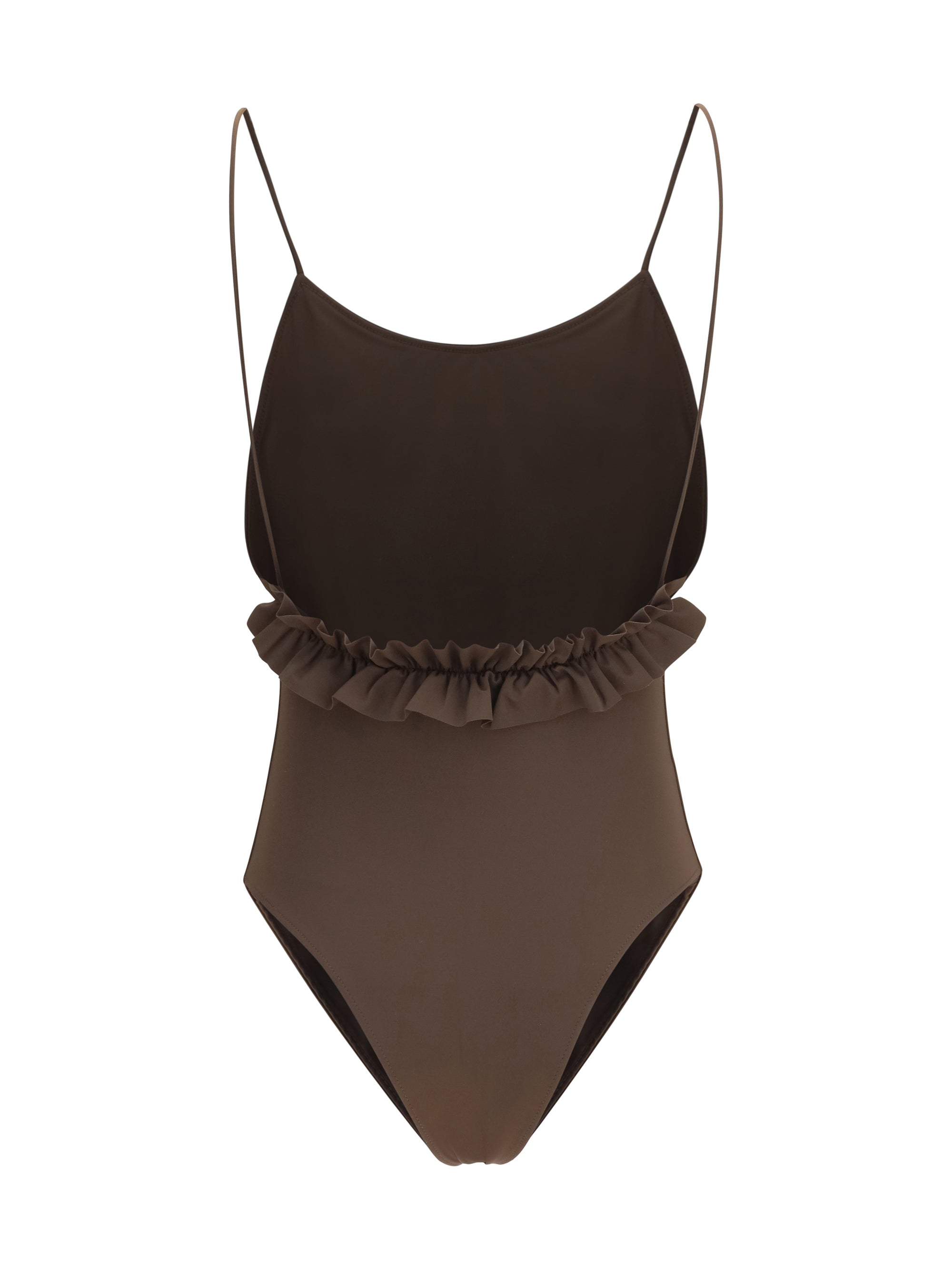 cabana one-piece swimsuit with ruffles
