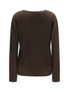 v-neck cashmere-blend sweater