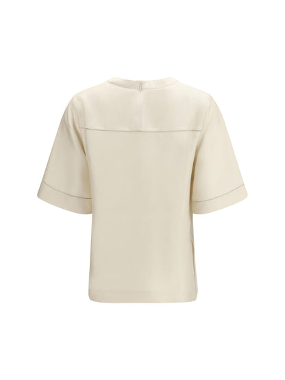 LOULOU DE SAISON L havana silk t-shirt