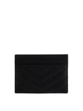 SAINT LAURENT OS leather card holder