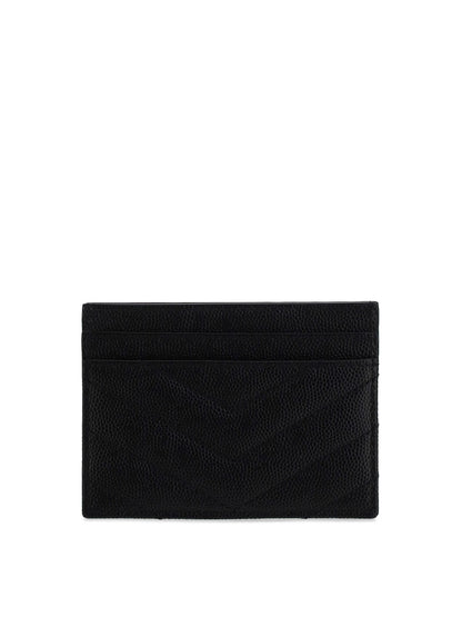 SAINT LAURENT OS leather card holder