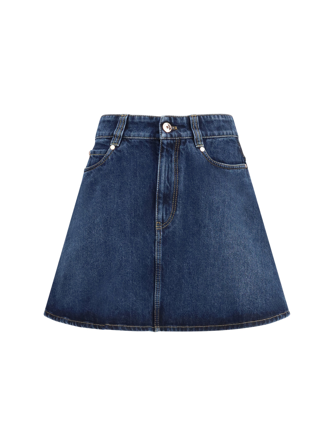 BRUNELLO CUCINELLI 42 short denim skirt