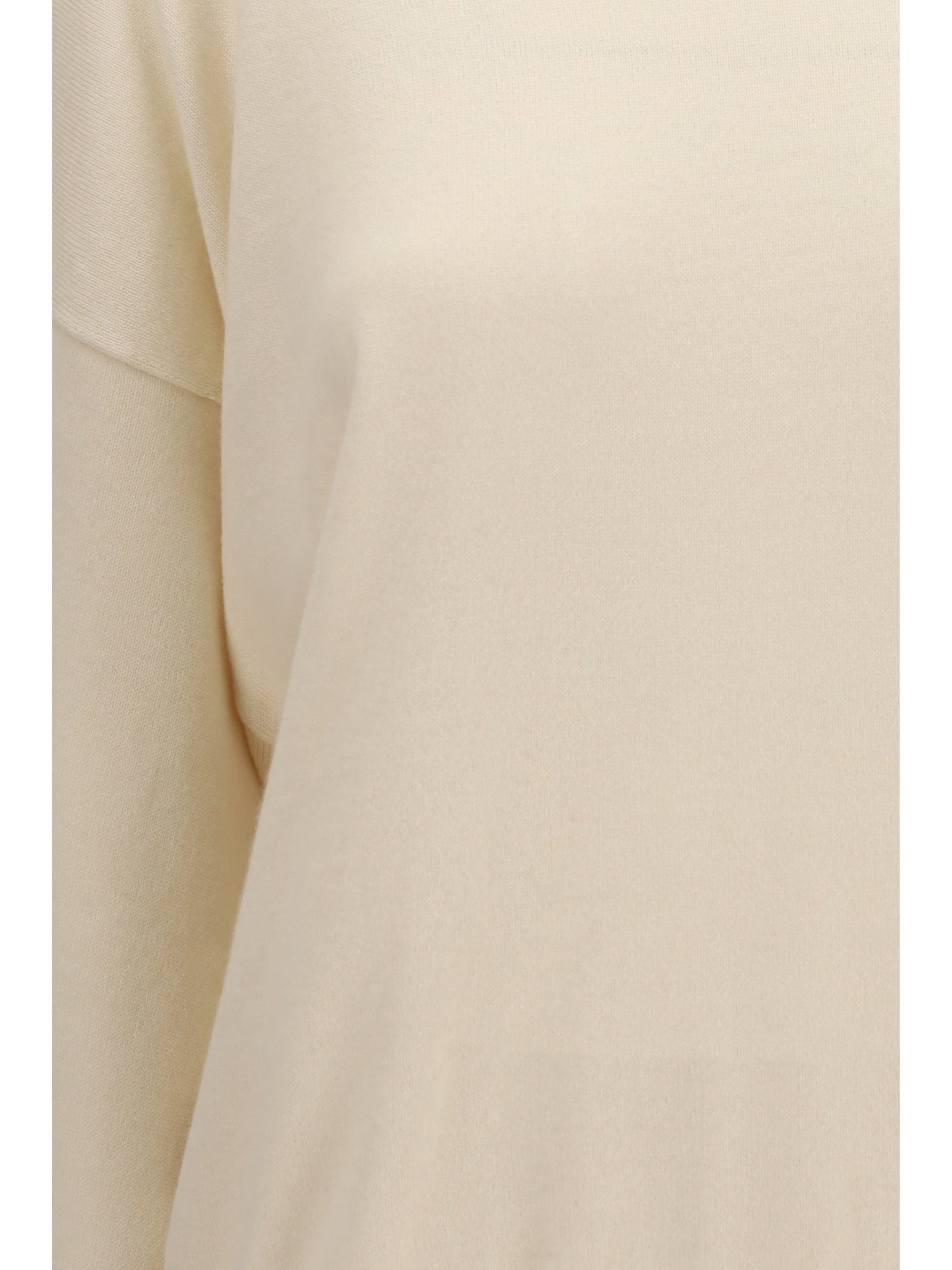 cashmere sweater with monili chain
