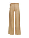 lumière wide-leg pareo pants