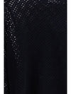 perforated boatneck jumper