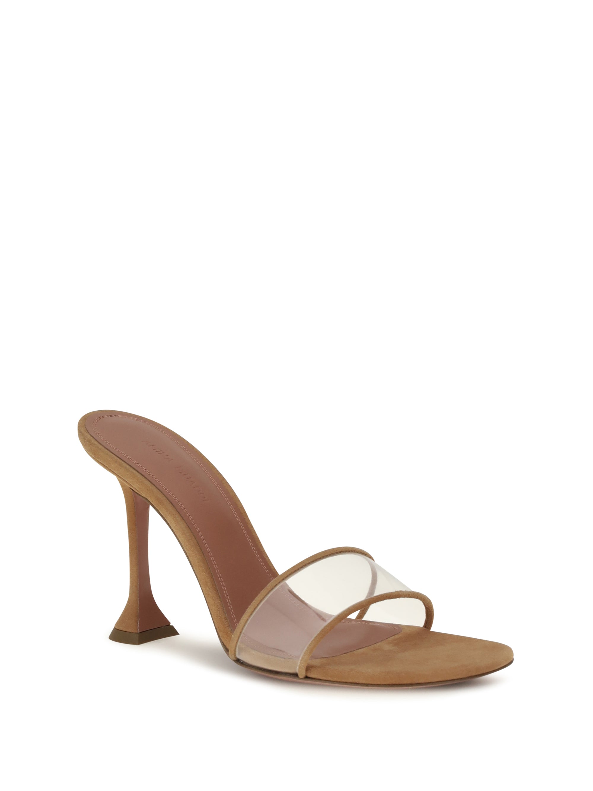 andreea glass mule sandals