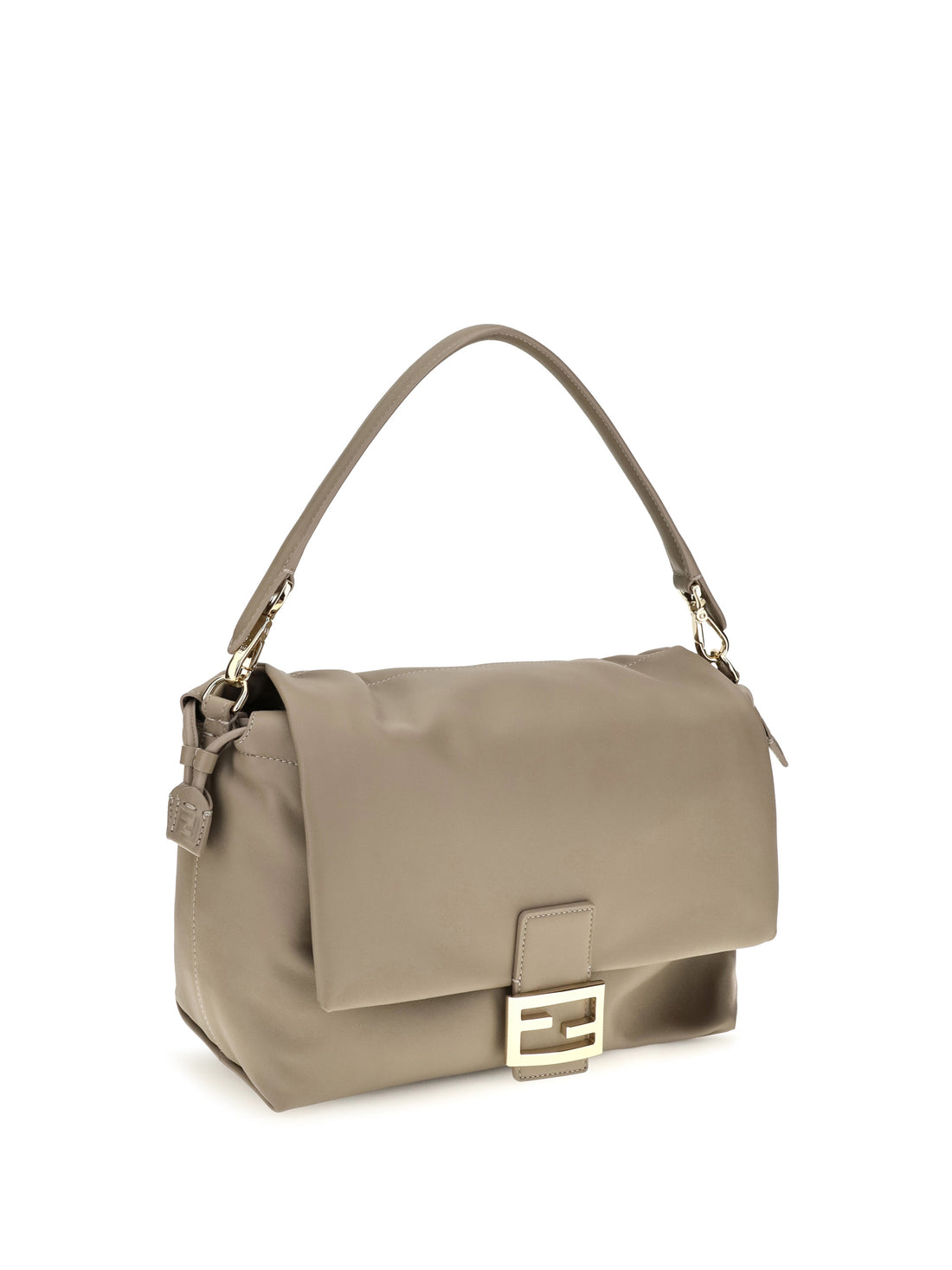FENDI OS baguette soft nappa leather shoulder bag