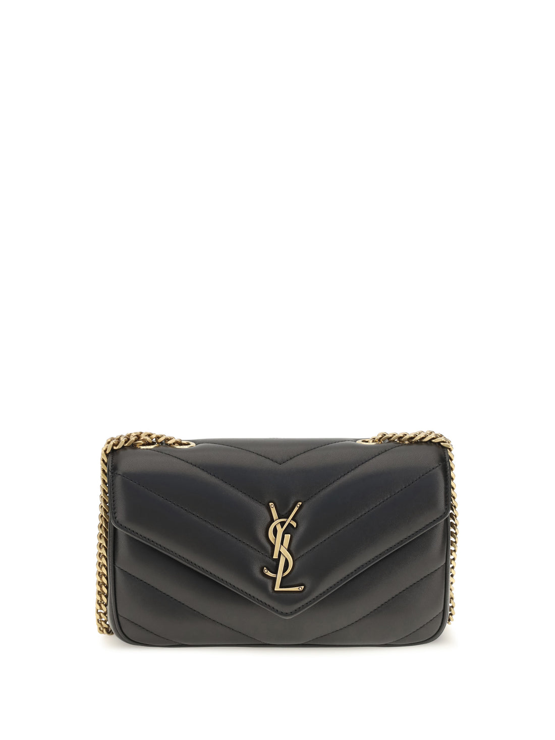 SAINT LAURENT OS loulou leather crossbody bag