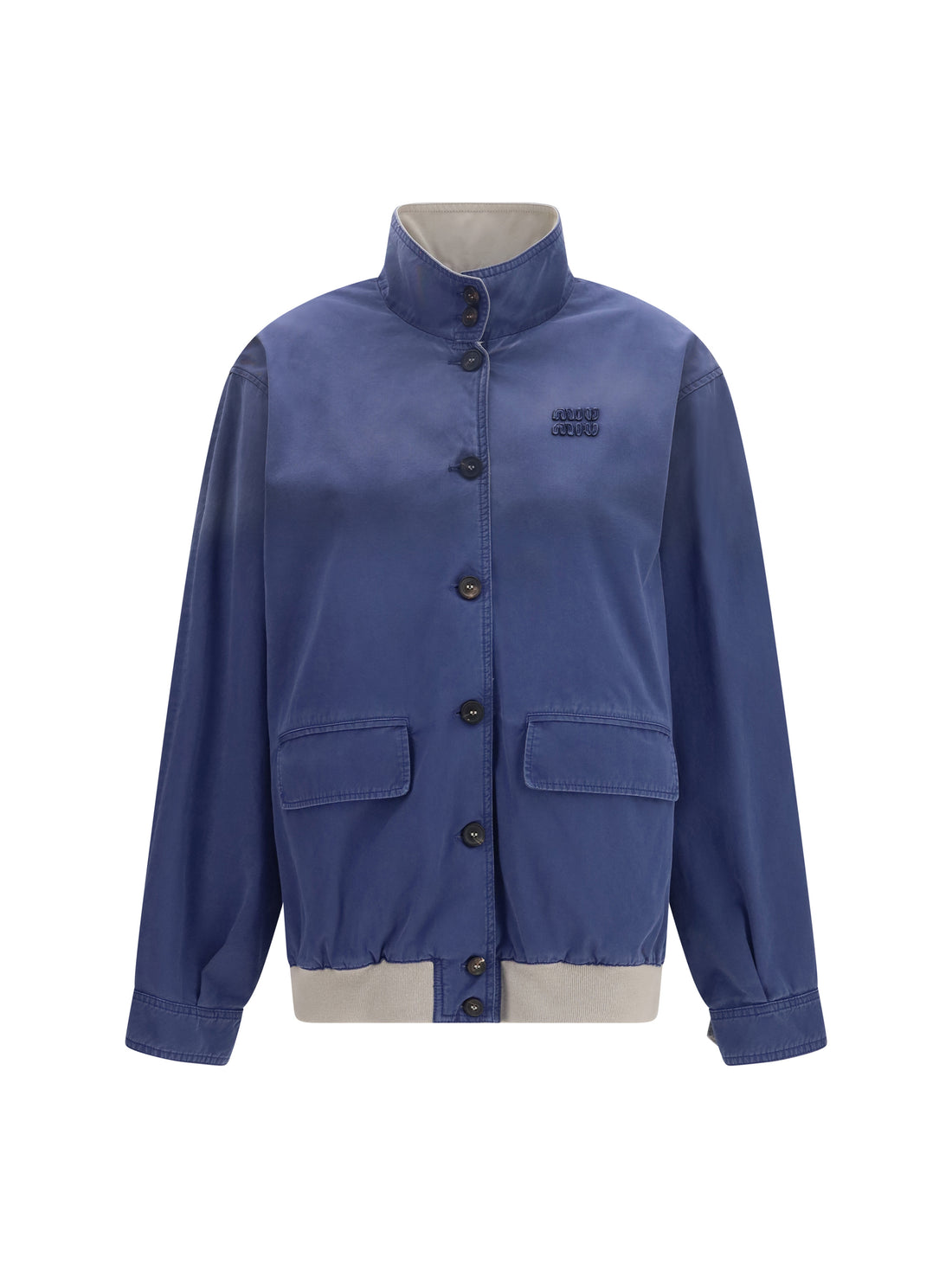 MIU MIU 38 old washed twill jacket