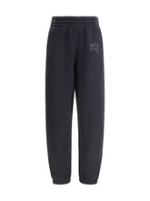 ALEXANDER WANG M sweatpants with raised glitter logo detailing