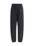 ALEXANDER WANG M sweatpants with raised glitter logo detailing