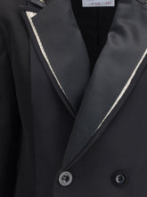 SACAI 2 double-breasted blazer with double revers