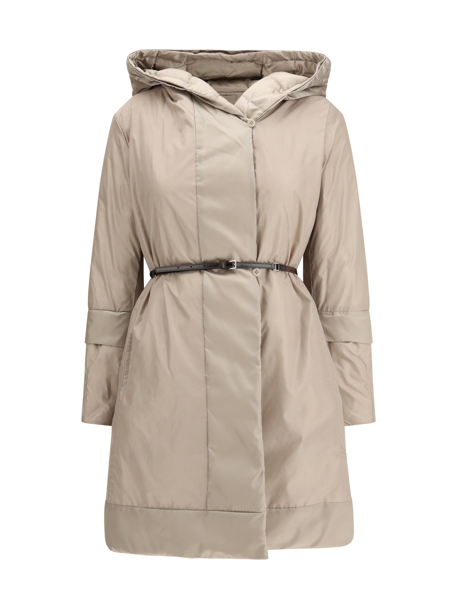 MAX MARA THE CUBE 42 puffer coat in water-repellent satin
