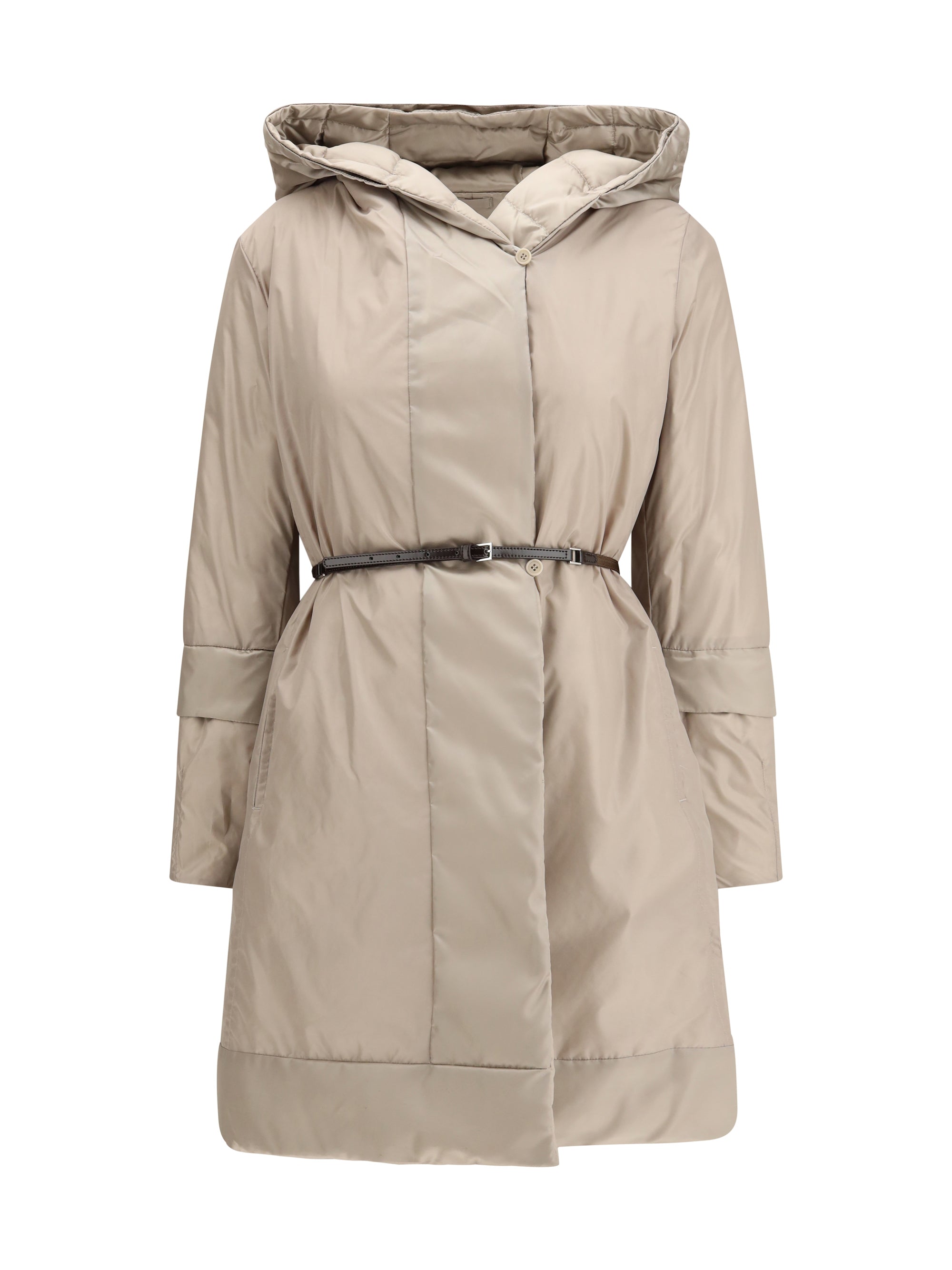 MAX MARA THE CUBE 42 puffer coat in water-repellent satin